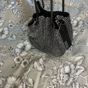 Badgley Mischka Rhinestone Crystal Purse Micro Bag